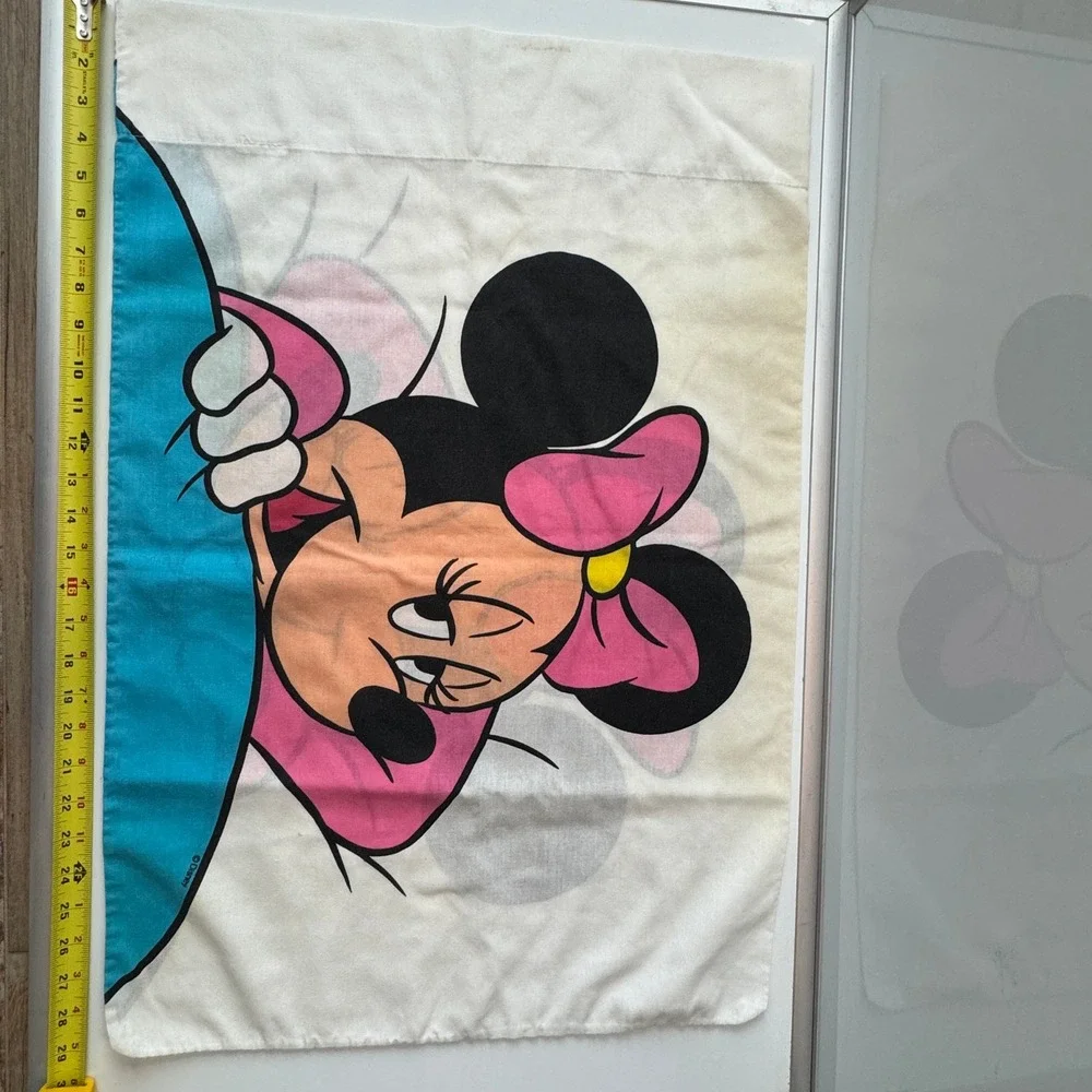 Vintage Disney Minnie Mouse Pillowcase Cartoon Character Pillow Case Single‎